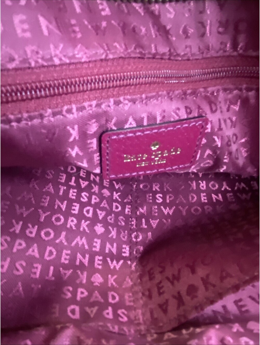 Kate Spade Wellesley Durham Raspberry Bag - Picture 12 of 14